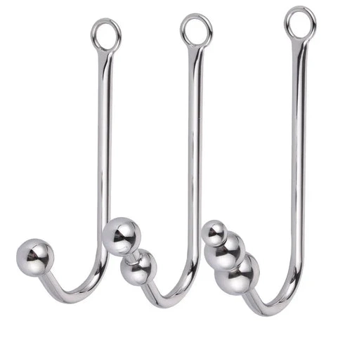 Elegant 5334 Collar and Cuffs Beaded Anal with Hook 0617